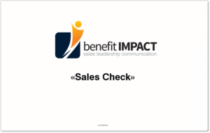 Verkaufsführung Sales Check benefitIMPACT